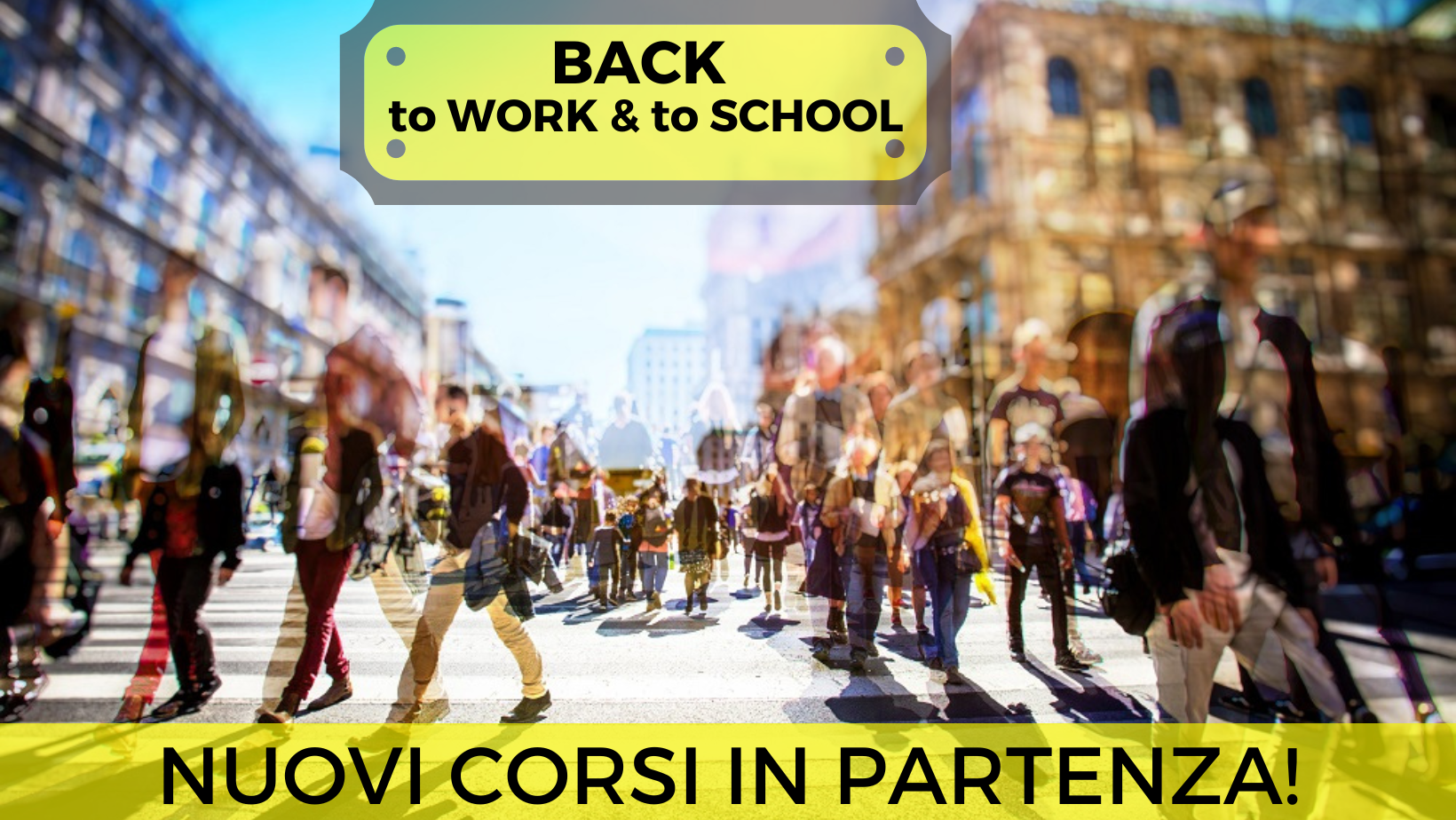 Back to work & to school: ripartono i corsi della nostra agenzia formativa Cescot Pistoia